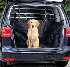 JollyPaw Автомобильная подстилка в багажник для собак, черный